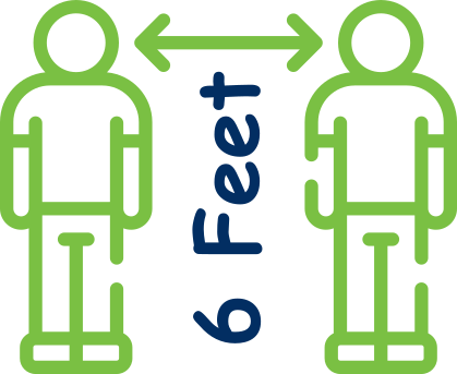 Stay 6 feet apart while exercising at Saratoga Health and Wellness